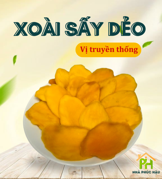 Xoài sấy dẻo vị truyền thống 500gr 